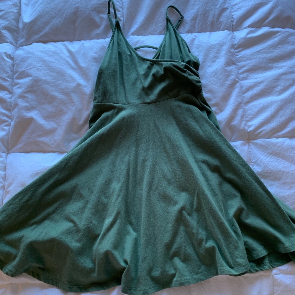 Cute Army Green Dress